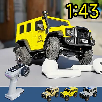 RC Crawler 1/43 RTR Mini 4WD RC Rock Truck 2.4Ghz RC Climbing Car Truck Model  • $142.28