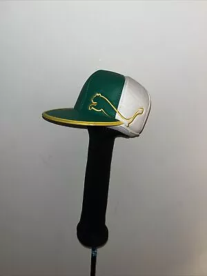 RARE Masters Edition Cobra Puma Rickie Fowler Hat Driver Headcover Green Yellow • $19.99