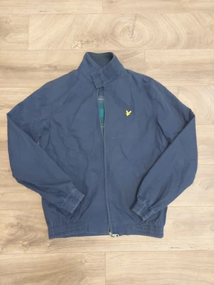 £18 • Buy Lyle And Scott Harrington Jacket Blue Tartan Men's Small Zip Through Collarless