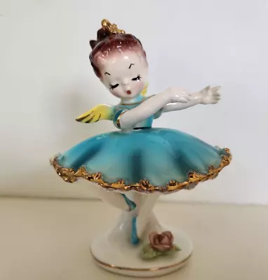 Vintage Arnat(Tamchin) Creations Angel Ballerina 7535 Blue Tutu    Made In Japan • $30