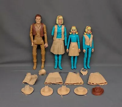 Marx JohnnyJosie West Action Figure Lot W/Jane & Clothing As Shown • $40