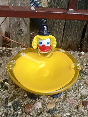 Vintage Murano Glass Clown Candy Dish/Ashtray  EUC  • $20