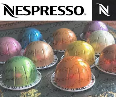 Nespresso Vertuo Coffee Capsules Pods  All Flavours - 16% Multi Buy Discounts • £10.79