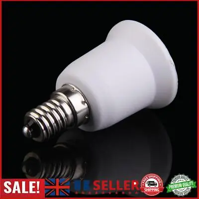 E14 To E27 LED Halogen Light Base Lamp Bulbs Socket Adapter Converter GB • £4.11