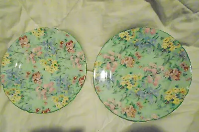 £30 • Buy Shelley Melody Chintz Plates X 2
