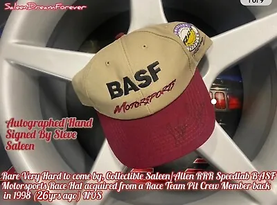 Rare Saleen Allen Basf Motorsport Hat Autographed By Steve S Nos Ford Mustang Gt • $260