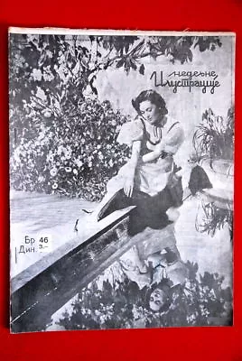 Maureen O’sullivan On Cover 1937 Rare Exyu Magazine • $50.24