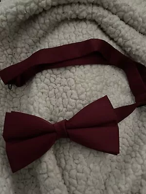 Mens Bow Tie Neck Adjustable  Plain Dickie Fancy Dress Wedding New Year • £3