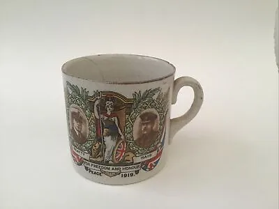 Beatty &Haig Peace Mug Mememto Of The Great War Exmouth Peace Celebration 1919 • £20