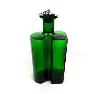 Holmegaard Glass Danish Modern Green Vintage 8  Swig Jug Hivert Decanter 1970s • £79.60