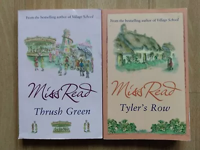 Miss Read Paperback Books Thrush Green And Tyler's Row  • £2