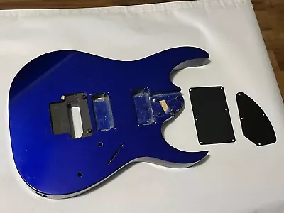 1999 Korean Ibanez RG320DX Jewel Blue Guitar Body Floyd Ready • $119.99