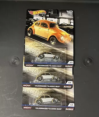 $14.99 • Buy Hot Wheels Volkswagen “Classic Bug” Premium Car Culture 5/5 Cruise Boulevard New