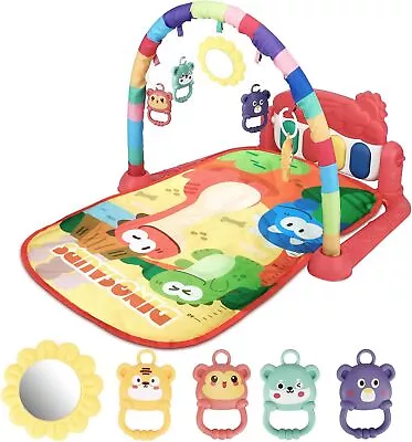 WALLE Baby Play Mat Baby Gym Piano Tummy Time Playmats Floor Gyms Senses Rattles • £15.99