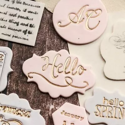 $14 • Buy Fondant Cake Alphabet Letter Cookies Biscuit Stamp Embosser Mold Cutter Decor 