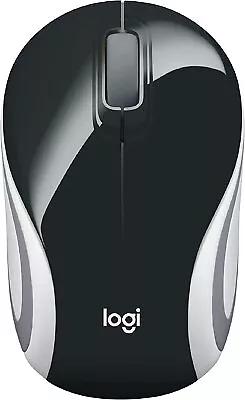 Logitech Wireless Mini Mouse M187 Ultra Portable 1000 DPI Windows & Mac Black • $9.95