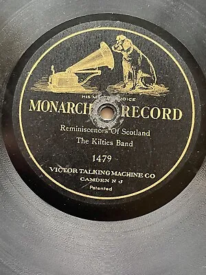 Monarch Records 1479  One Sided - The Kilties Band - Reminiscences Of Scotland • $23