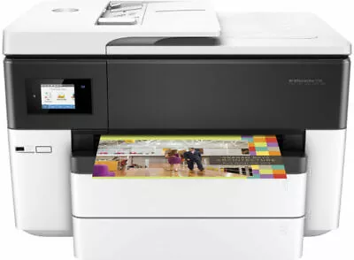 HP OfficeJet Pro 7740 Wide Format All-in-One Printer - White • $200