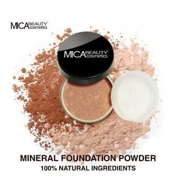 MICA BEAUTY Micabella Mineral Foundation HONEY MF 4 SPF 15 Full Size 9g NeW • $37.13