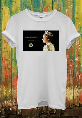 Queen Elizabeth II T Shirt RIP 1926 2022 Men Women Unisex T-Shirt 2824 • £9.95