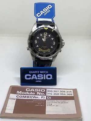 Vintage Casio Digital/Analog Watch Smiley AD-520 (388) Japan NOS • $249