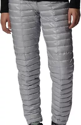 Womens Mountain Hardwear Ghost Whisperer Down Pant Puffer Insulated Silver Med • $179.99