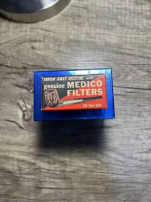 VTG Genuine MEDICO FILTERS Pipes Nicotine Filters Unopened 10pk Medico Pipes Inc • $5