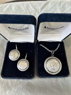 Montana Silversmith Jewelry Set Indian Chief • $10.48