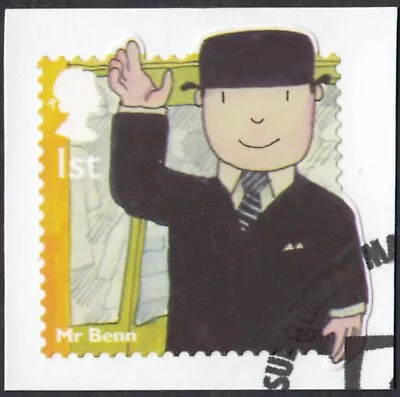 Mr Benn Illustrated On 2014 Fine Used GB Stamp • £1.20