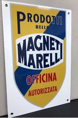 Magneti Marelli Oil Gas Lamborghini Ferrari ItalianRacing  Oils Garage Sign • $32