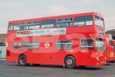 Bus Photo - London Transport DMS677 MLK677L Daimler Fleetline DMS Edgware Depot • £1.19