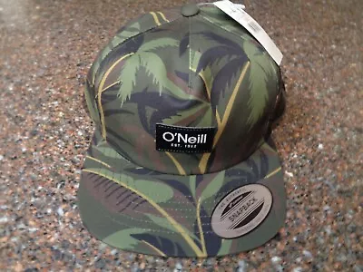 $28.75 • Buy O'Neill Flora Snapback Hat Green Camo One Size Adjustable NWT