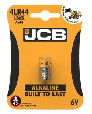 JCB 4LR44 ALKALINE 6V BATTERY 476A PX28A A544 With Longest Expiry Fast Delivery • £2.69