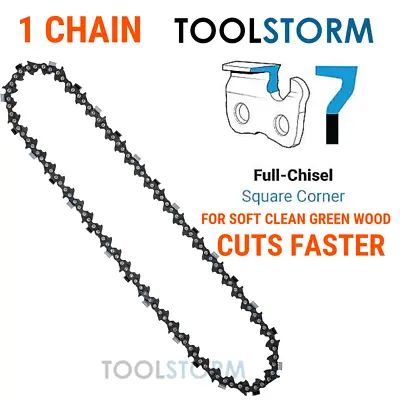 1X Chainsaw Chain 12  Full Chisel 3/8LP 050 45DL For Ozito 25.4cc PCS-305A • $19.99