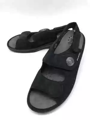 Pre-Owned Mephisto Black Size 41 Ankle Strap Sandals • $45.59