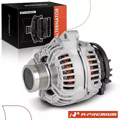 Alternator For Volvo	S40 00-03 V40 00-03 L4 1.9L 120A/12V CCW 6-Groove Pulley • $129.99