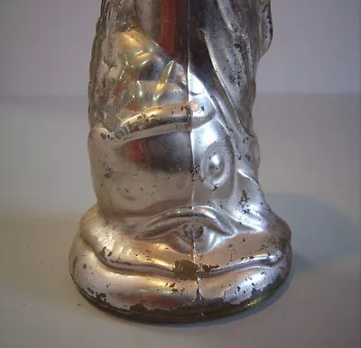 Vintage Silver Carnival Glass JAIN Fish Vase • $125