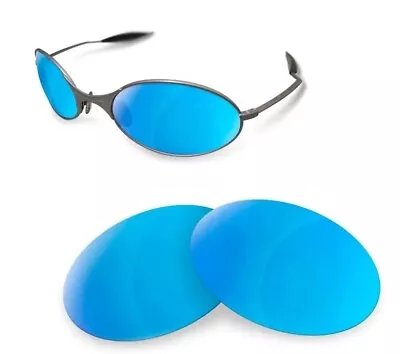 Newpolar Replacement Polarized Lenses For Oakley E Wire Blue Mirror • $19