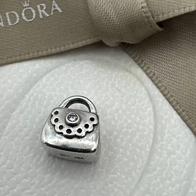 Authentic Pandora Pink CZ Handbag Purse Charm Retired 790309PCZ • $21