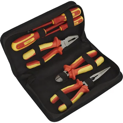 £82.99 • Buy 6pc Electricians Tool Kit - VDE Insulated Safety Tool Set - Screwdrivers Pliers