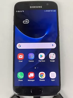 Samsung Galaxy S7 32GB Blue (Verizon) G930 Smartphone  *Slight Screen Burn In L9 • $21.99