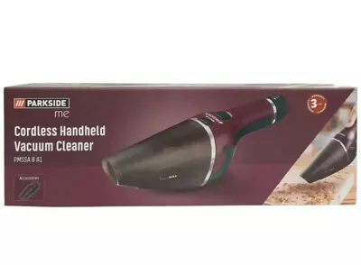 £34.95 • Buy Parkside Me Cordless 8V Handheld Car Vacuum Cleaner PMSSA 8 A1 - 3 Year Warenty