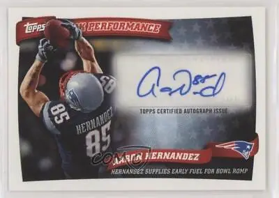 2010 Topps Peak Performance Auto Aaron Hernandez #PPA-AH Rookie Auto RC • $74.54