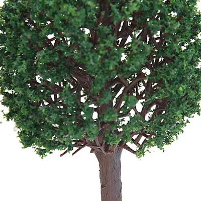 4pcs 3.54-7.1 Inch Scenery Landscape Model Trees Dark Green 1:50-100 Scale O TT • £8.45
