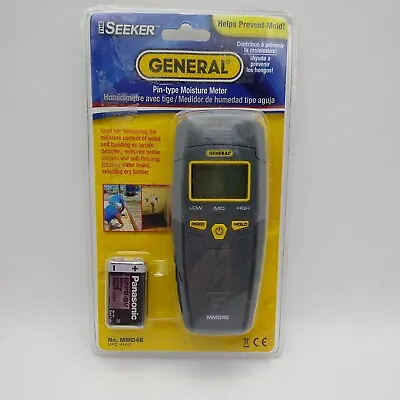 The Seeker General Pin-Type Moisture Meter Model: MMD4E • $17.49