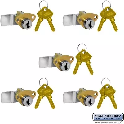 Standard Locks Replacement For Aluminum Mailbox Door With 2 Keys Per Lock 5 Pack • $73.62