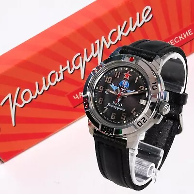 VOSTOK KOMANDIRSKIE 2414 / 431288 RUSSIAN Mechanical Military Watch • $73.90