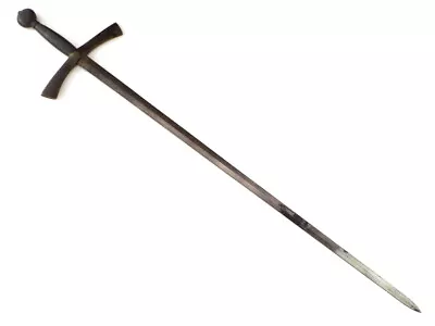 Antique Medieval German Or English Knight Broad Sword Rapier Maker Marked Blade • $115.50