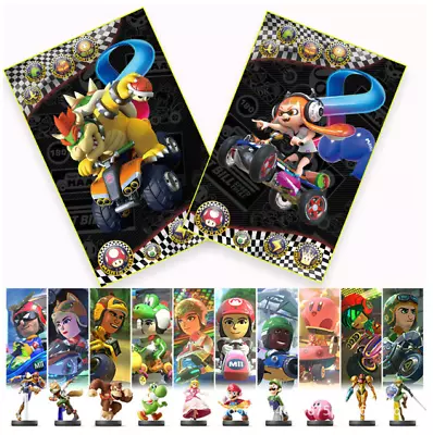 $23.77 • Buy 20PCS AUS Mario Kart 8 Deluxe NFC PVC Amiibo Karte Mii Racing Suit FOR Swtich