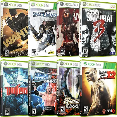 Replacement Xbox 360 W Covers & Cases New NO GAME OR MANUAL!! • $9